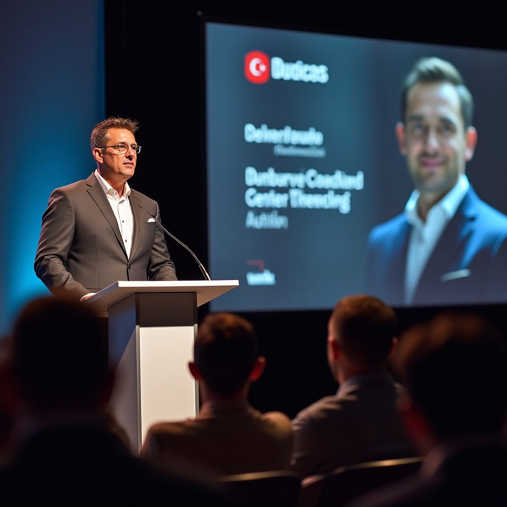 Uluslararası koçluk konferansında TürkCoach sunumu